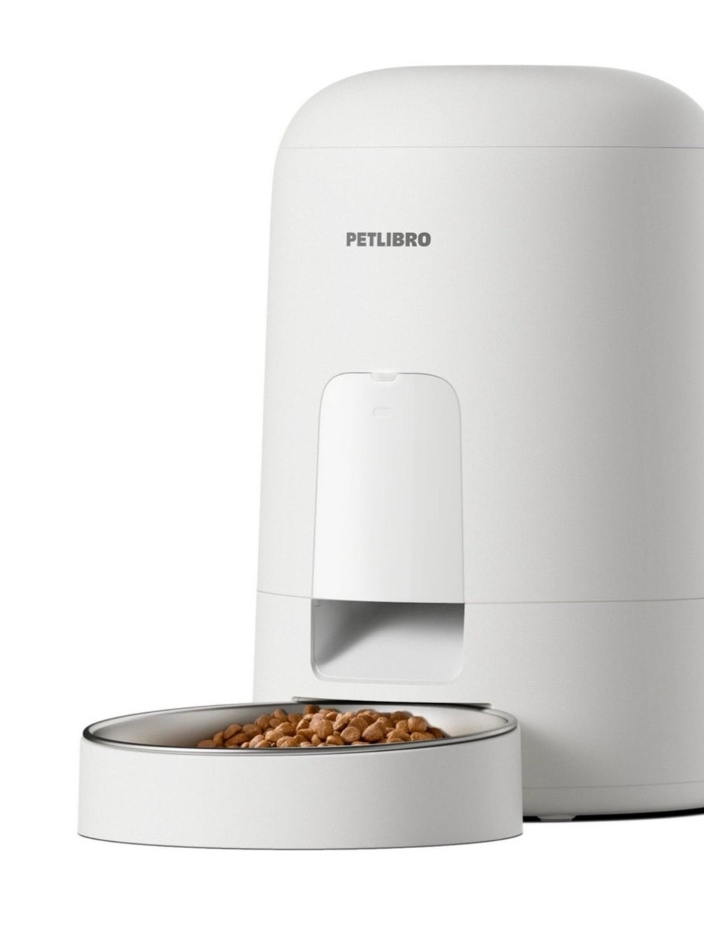 White Automatic Dog Feeder with Detachable Bowl - PLAF108